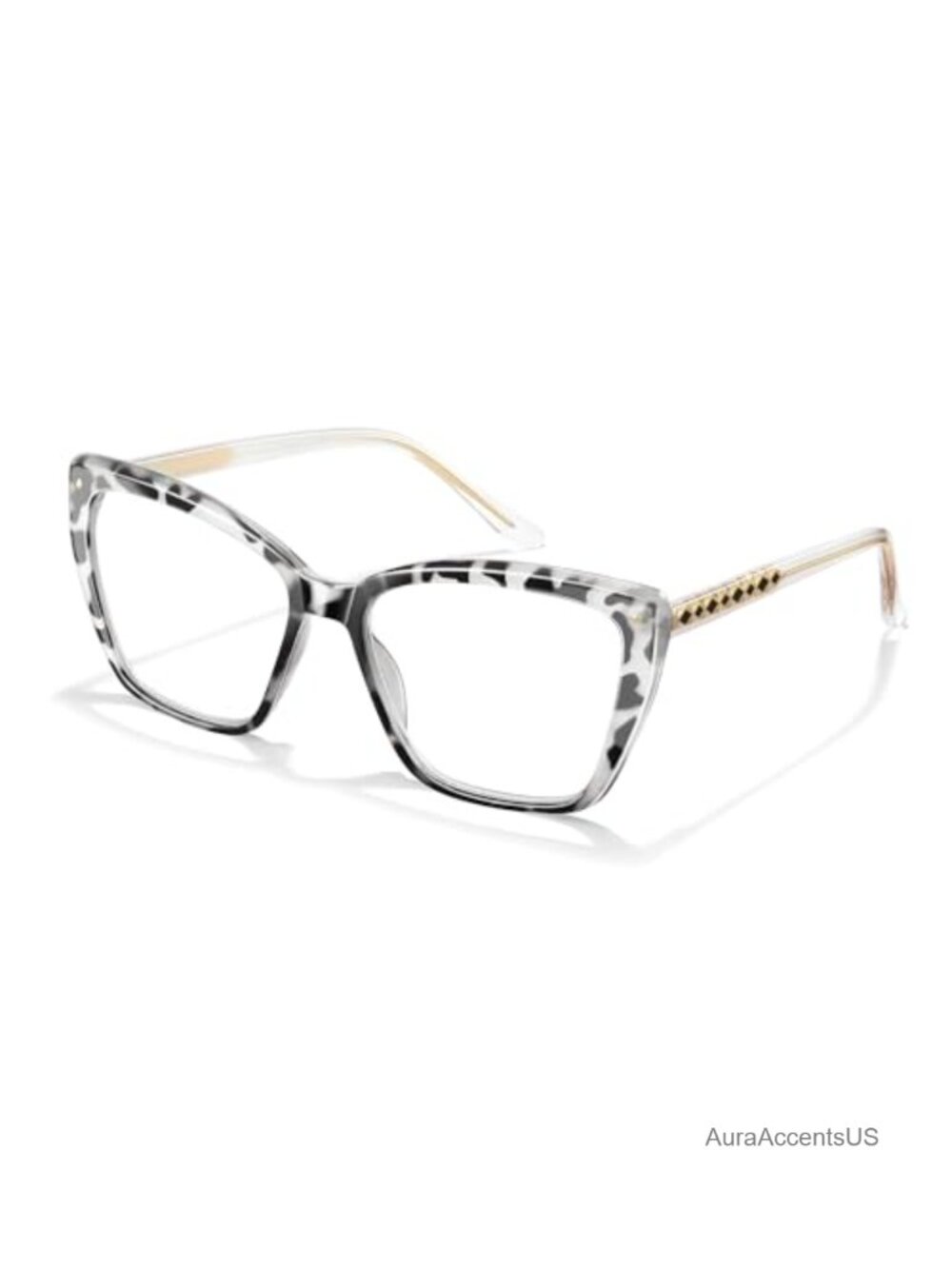TR90 Blue Light Blocking Cat Eye Reading Glasses Square Eyewear